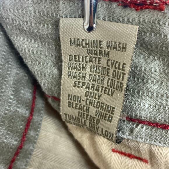 Marithe Francois Girbaud Cargo Pants Ecru Size EU 44 (45x33) Straight Leg VNT - Picture 10 of 12